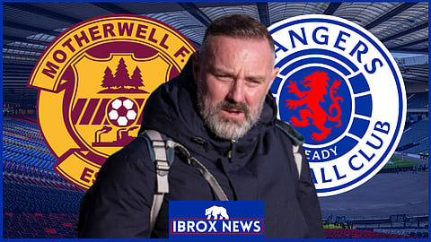 Kris Boyd reacts to Motherwell v Rangers controversy. (Credit - Imago)