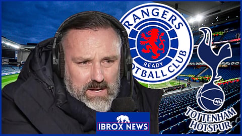 Kris Boyd can't believe what he heard ahead of Rangers v Tottenham [Credit: Sky Sports]
