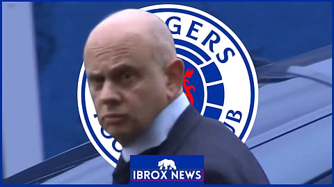 Rangers CEO Patrick Stewart (Credit: Sky Sports on X)