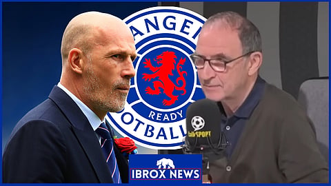 Martin O'Neil reacts to Philippe Clement at Rangers [credit: talkSPORT and Imago]