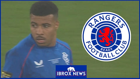 Rangers striker Hamza Igamane (Credit: Premier Sports).