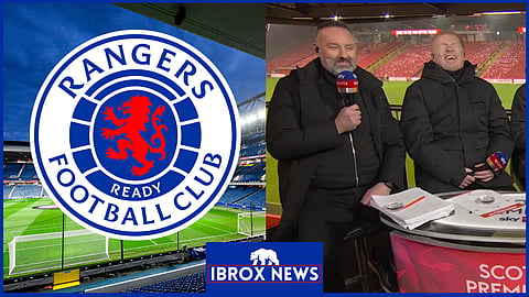 Kris Boyd left Neil Lennon in hysterics with a Rangers comment. (Credit: Imago/Sky Sports Scotland on X)