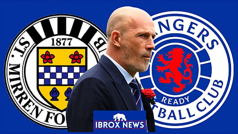 Rangers took on St Mirren in the SPFL