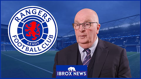 Rangers interim chairman John Gilligan. [credit: Rangers Football Club (Official) on YouTube]