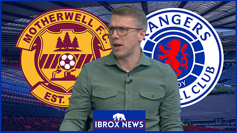 Stephen Warnock discusses Motherwell v Rangers controversy. (Credit - Imago/@ScotlandSky on X)