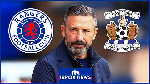 Derek McInnes' Kilmarnock were hammered by Rangers [Credit Imago]