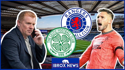 Neil Lennon reacted to Jack Butland's display in Rangers v Celtic [Credit: Imago]
