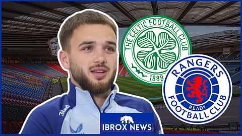 Nico Raskin impressed for Rangers v Celtic [Credit: Rangers YouTube channel]