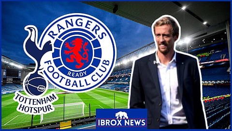 Peter Crouch was on commentary for Rangers v Tottenham [Credit: Imago]