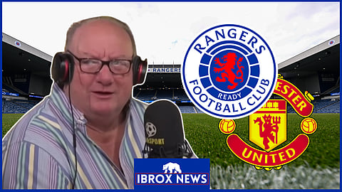 Alan Brazil hits back at Rangers joke v Manchester United. Credit: talkSPORT
