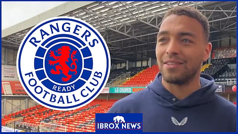 Cyriel Dessers was booed during Rangers' win v Aberdeen. Credit: Andy Newport via X
