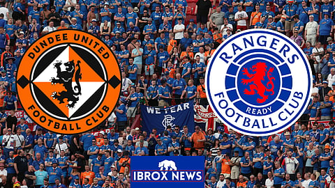Rangers take on Dundee United at Tannadice