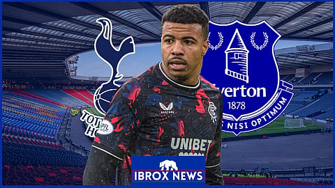 Rangers ace Hamza Igamane is wanted by Tottenham and Everton. (Credit - Imago)