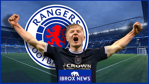Rangers are keen on signing Lyall Cameron. (Credit - Imago/SPFL on YouTube)