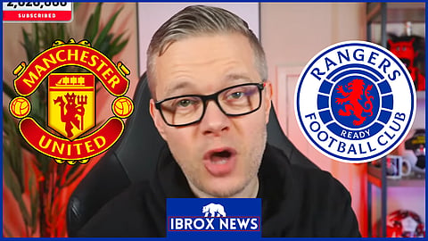 Mark Goldbridge rages at Manchester United before they host Rangers [Credit: The United Stand on YouTube]