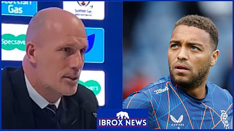 Philippe Clement has spoken about the future of Cyriel Dessers. (Credit: Imago.Rangers YouTube)