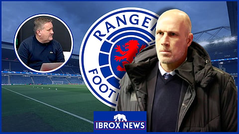 Peter Martin is critical of Philippe Clement at Rangers. (Credit - Imago/@PLZSoccer on X)