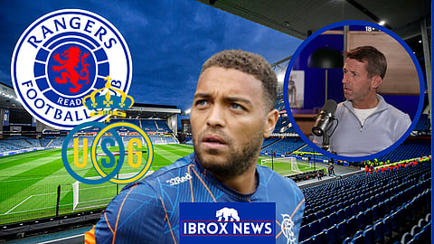 Neil McCann praised Rangers star Cyriel Dessers for what he did against USG (Credit: Imago/The Warm-Up on Youtube)