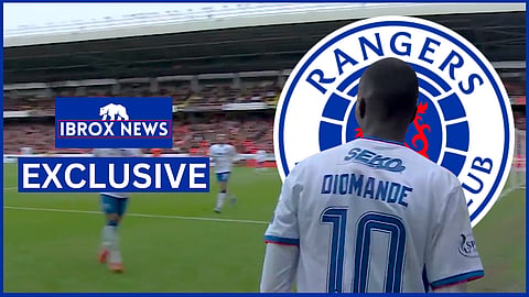 Mohamed Diomande was infuriated by the officials v Dundee United [Credit: Sky Sports Scotland]