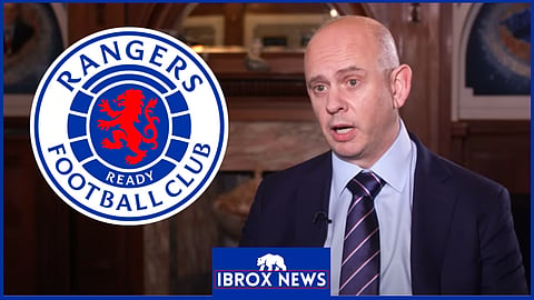 Rangers chief Patrick Stewart (Credit: Rangers TV via YouTube).