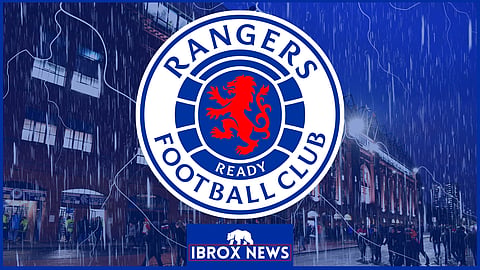Rangers fans at Ibrox