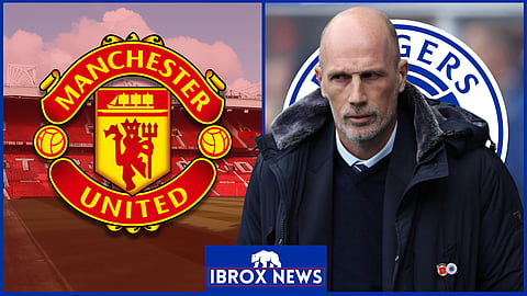 Rangers and Philippe Clement face Manchester United in the Europa League (credit: Imago)