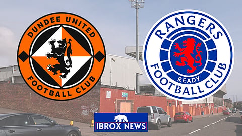 Rangers faced Dundee United
