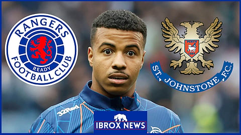 Hamza Igamane scored for Rangers against St Johnstone [Credit: Imago]