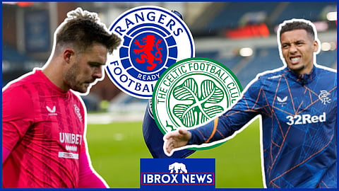 Jack Butland and James Tavernier will miss Rangers v Celtic [Credit: Imago]