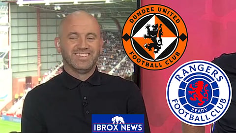 James McFadden discusses Rangers live on Sky Sports [Credit: Sky Sports Football]