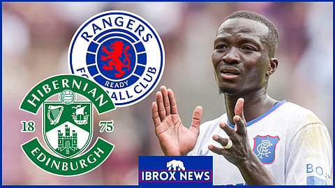 Rangers midfielder Mohamed Diomande impressed v Hibs [Credit: Imago]
