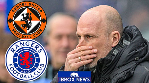 Philippe Clement's Rangers face Dundee United [Credit: Imago]