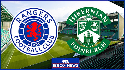 Rangers and Hibernian badges. (Credit: Hibs official website)