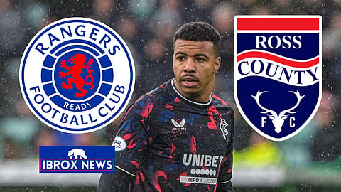 Hamza Igamane failed to impress for Rangers against Ross County [Credit: Imago]