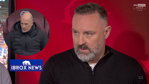 Kris Boyd has questioned Philippe Clement. (Credit: Sky Sports Football)