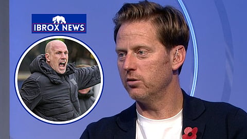 Michael Stewarts rips into Rangers boss Philippe Clement. (Credit - Imago)