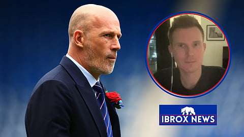 Darrell Currie has spoke out on Philippe Clement at Rangers [credit: Premier Sports and Imago]