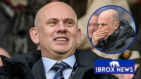 Rangers men Patrick Stewart and Philippe Clement. (Credit: Imago)