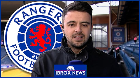 Gordon Duncan reporting on Rangers [credit: Sky Sports News]