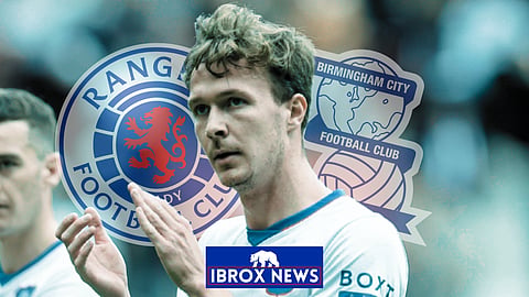 Kieran Dowell is on loan at Birmingham City from Rangers [Credit: Imago]