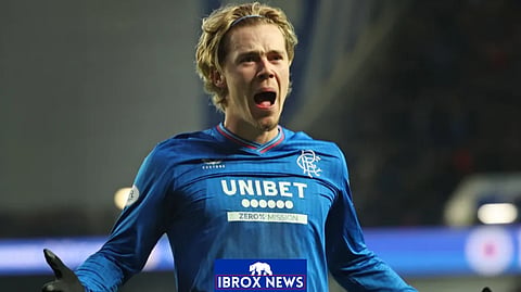 Todd Cantwell reacts as Rangers beat Celtic at Parkhead