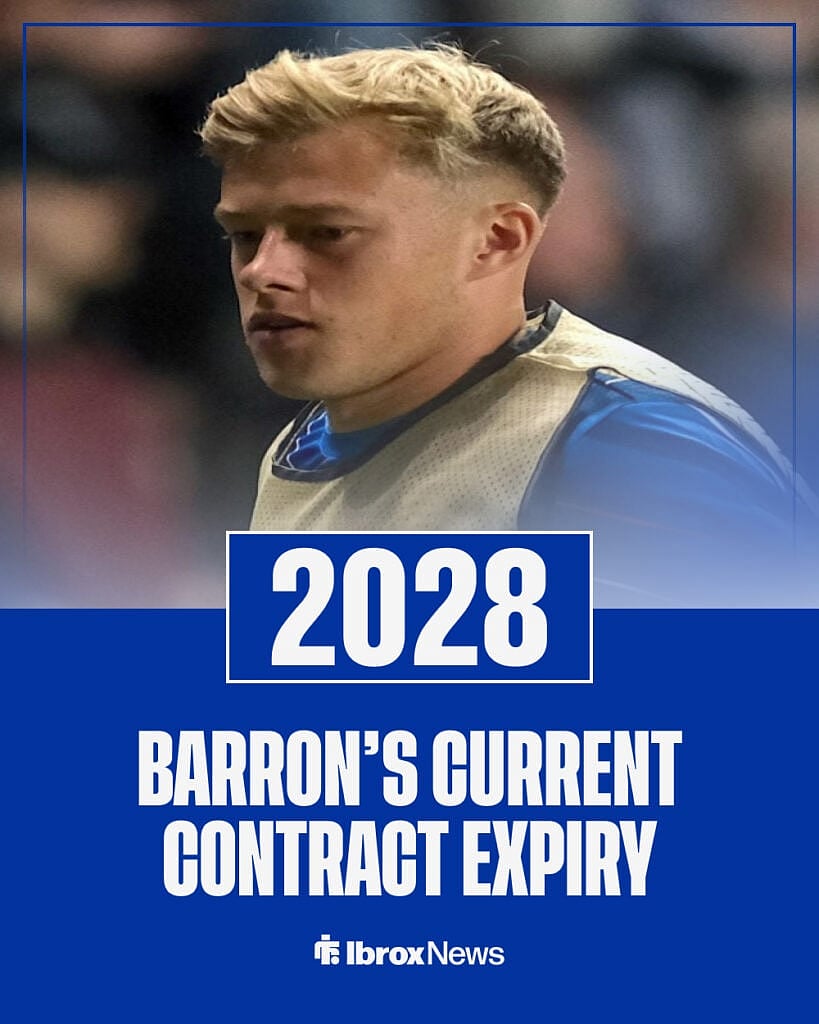 Connor Barron's Rangers contract latest: All Ibrox fans need to know ...