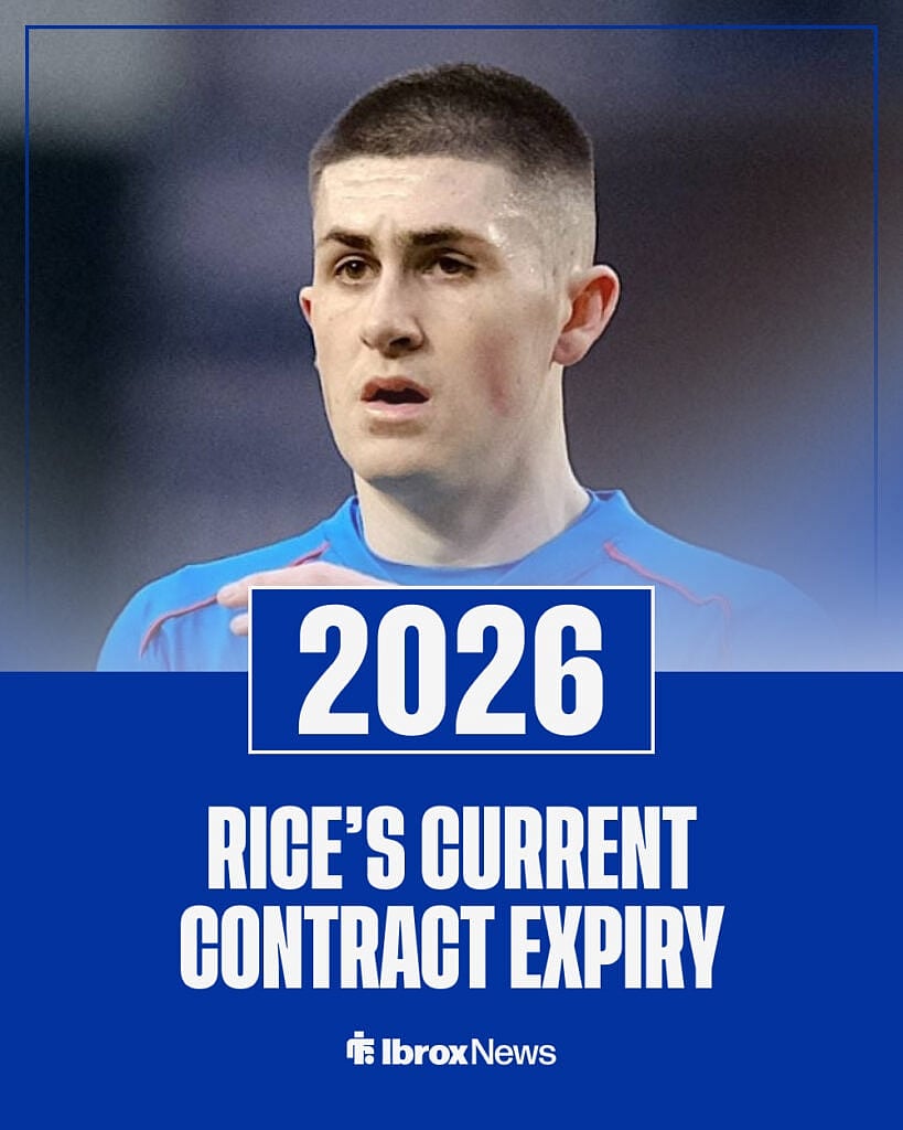 Rangers in contract talks with Bailey Rice, Ibrox star weighing up options