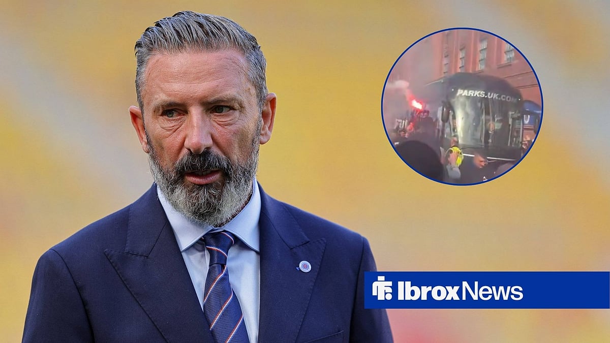 Watch as incredible footage of Rangers squad leaving Ibrox for Celtic shared online