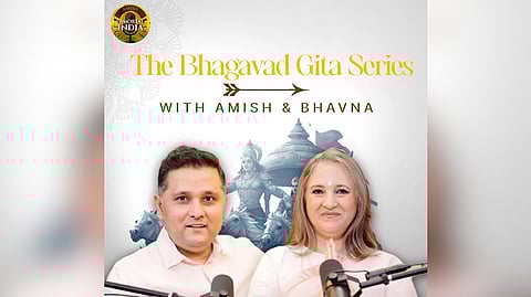 Author Amish Tripathi, sister Bhavna Roy unravel timeless wisdom of ‘Bhagavad Gita’