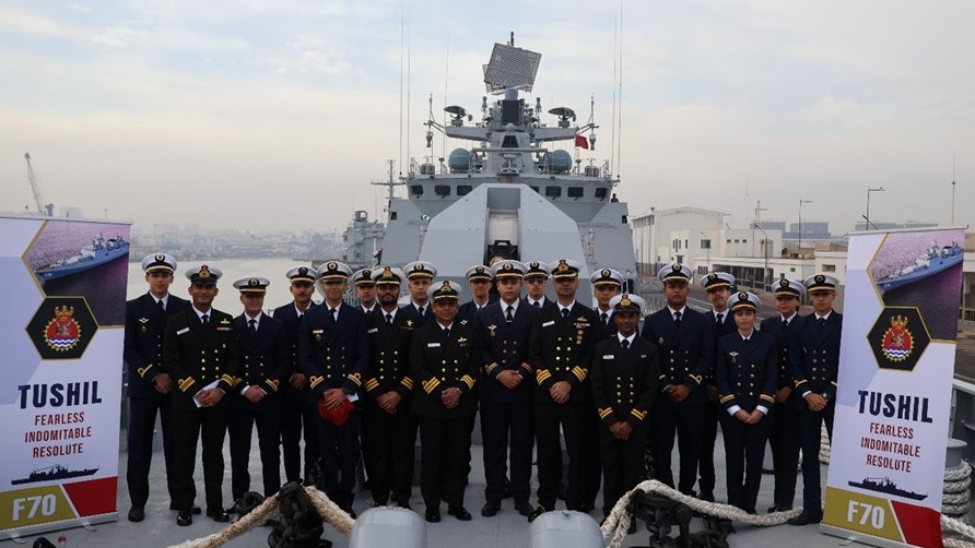 INS Tushil crew hold talks with Morocco counterparts