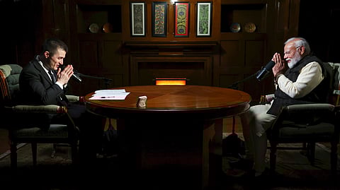 Trump shares PM Modi podcast on social media