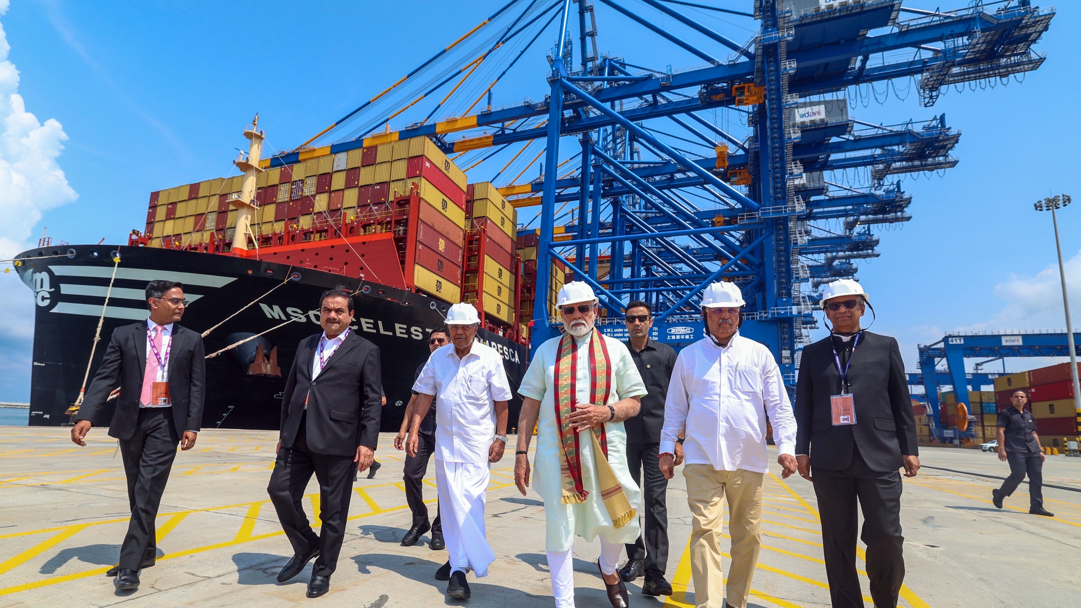 Symbol of new age: Indian PM inaugurates Kerala seaport