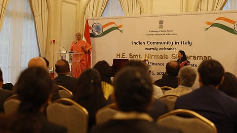 Indian diaspora positive contributors: Sitharaman in Milan