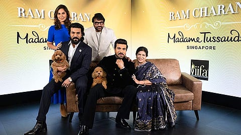 Like looking in a mirror: Actor Ram Charan comes face-to-face with Madame Tussauds wax work